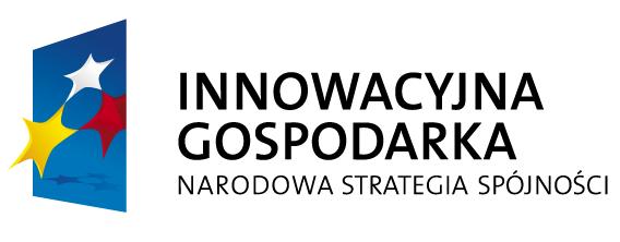 Innowacyjna Gospodarka Narodowa Strategia Spójności Logo